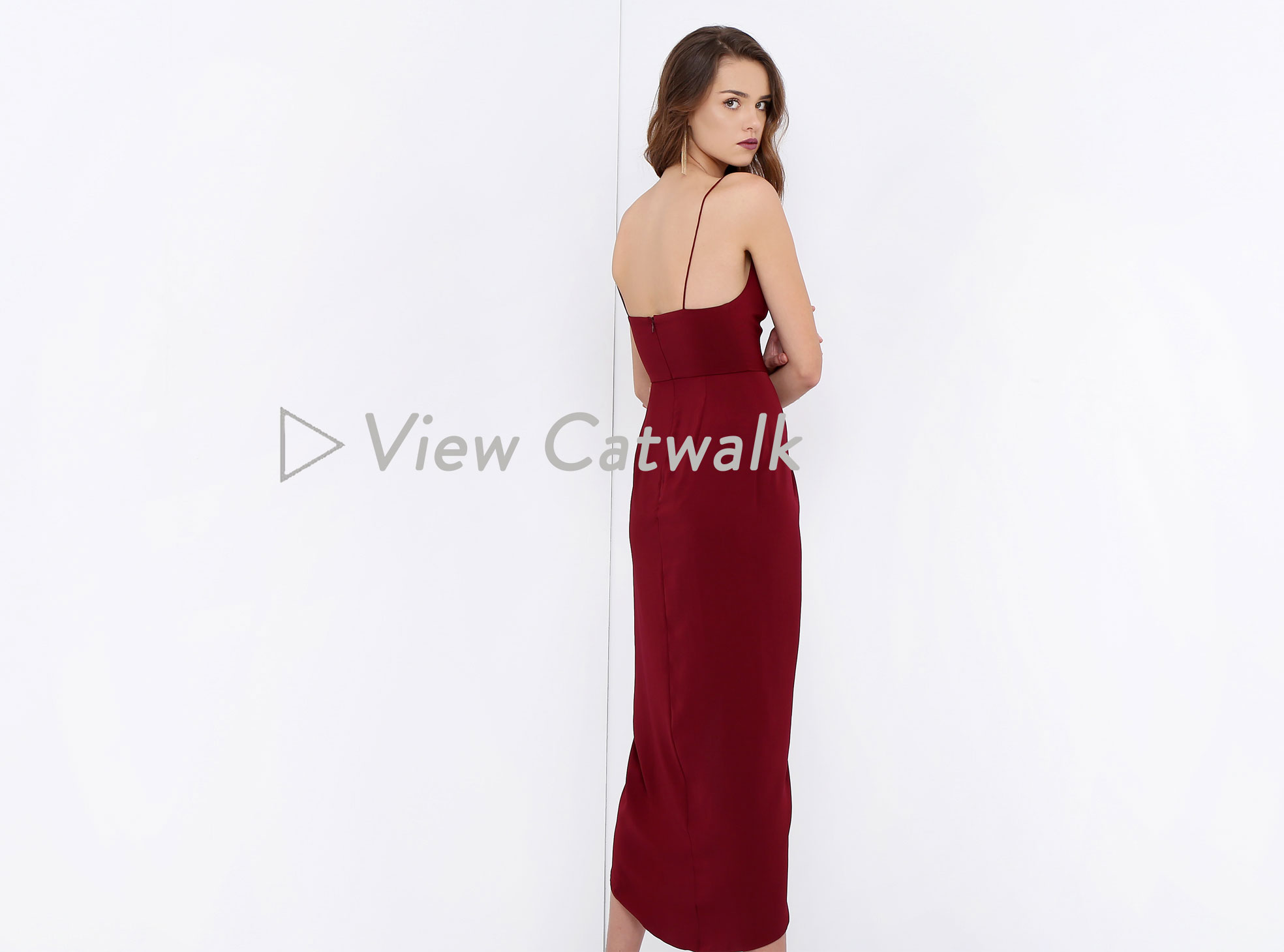 COCKTAIL DRAPED DRESS