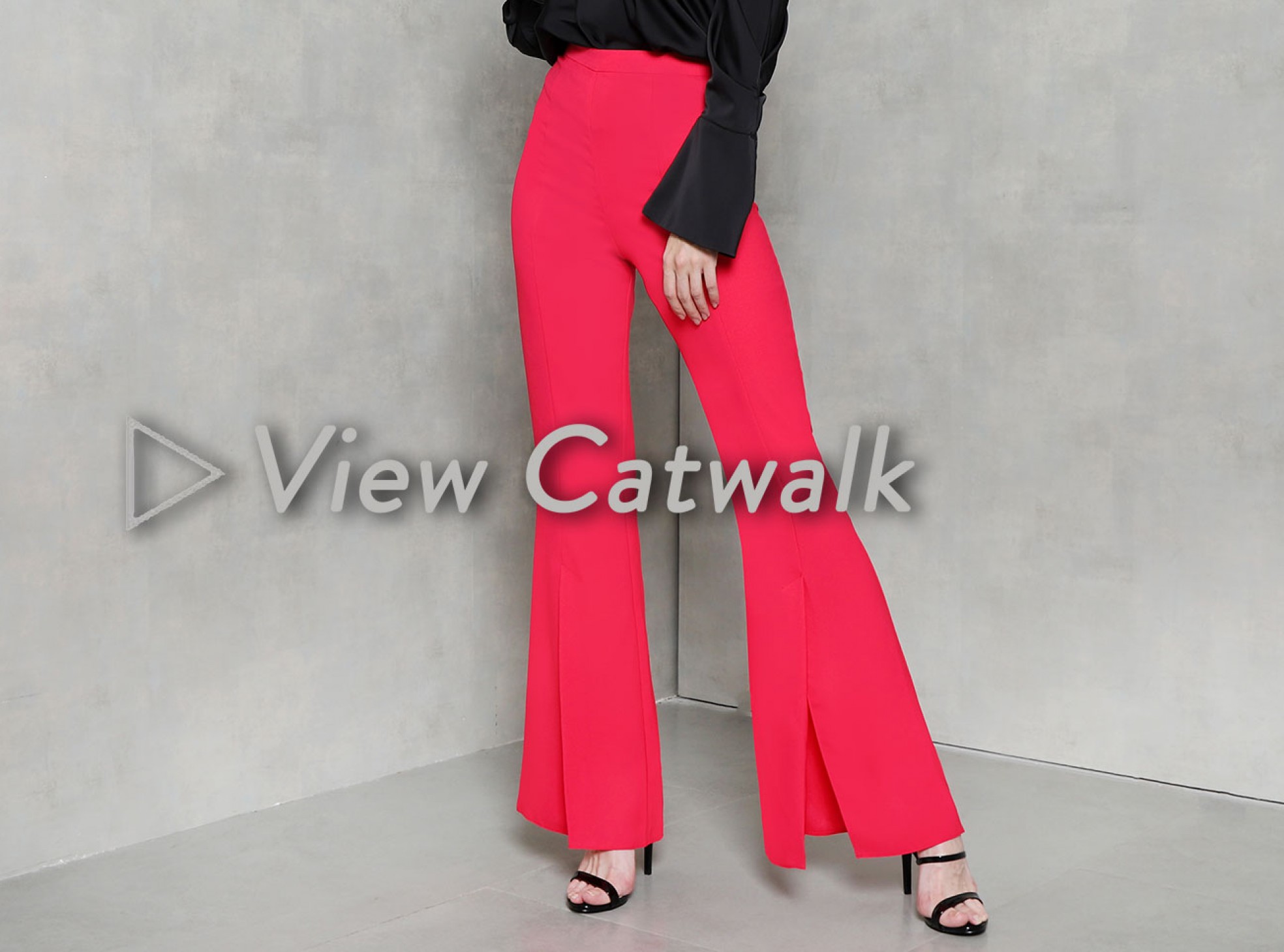 Slim Trouser with Split Front